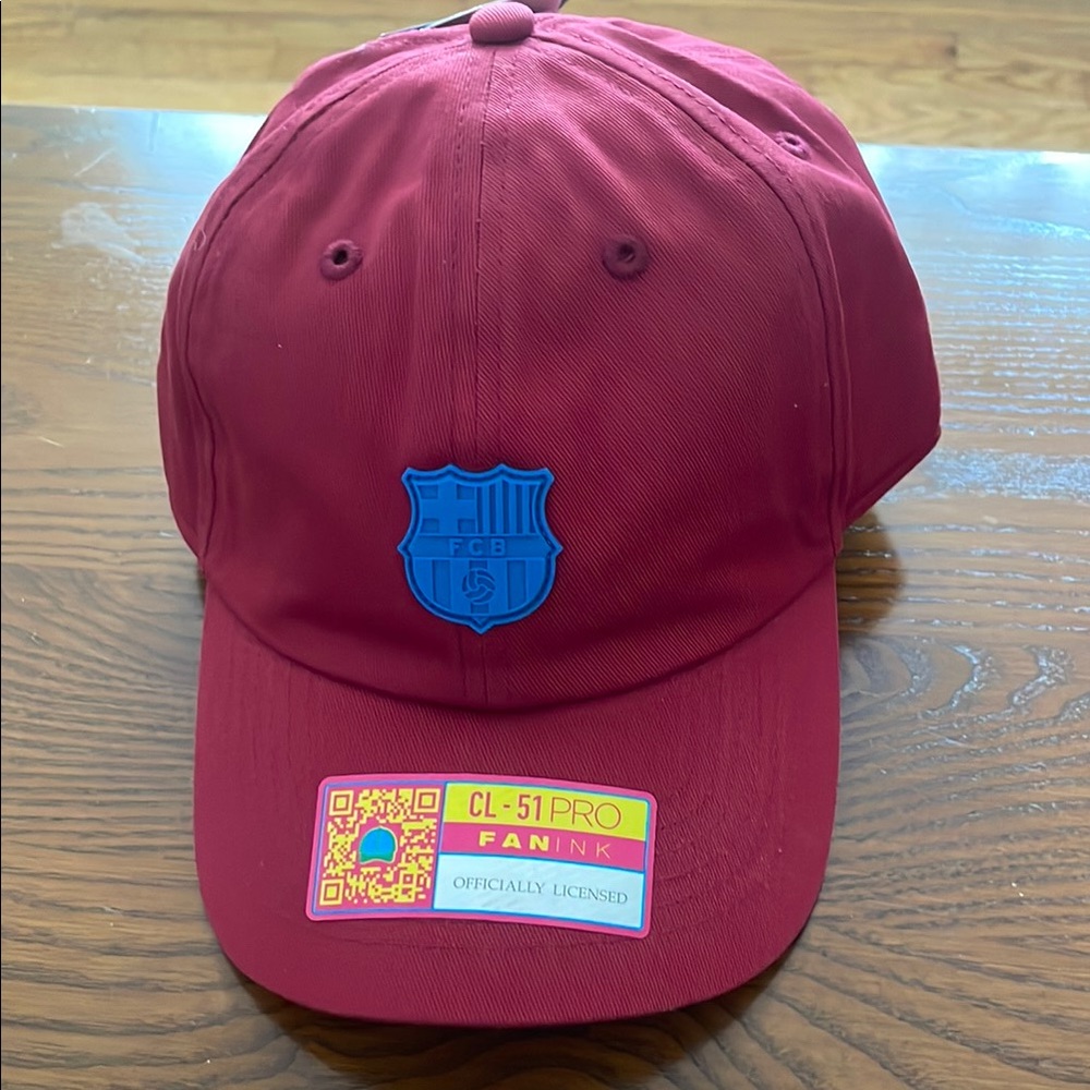 NWT FCBarcelona Officially Licensed Fanink Cap one Size